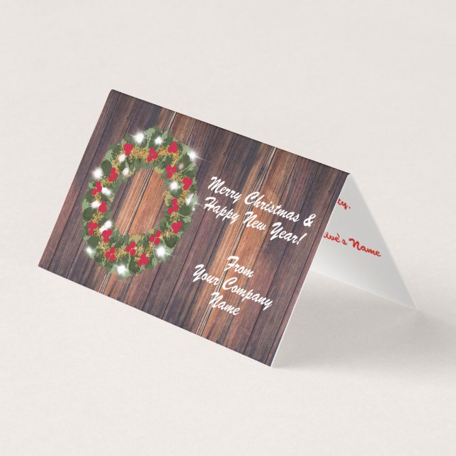 Entreprise | Guirlande de Noël du client (Front)