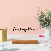 Entreprise Nom Modèle de texte