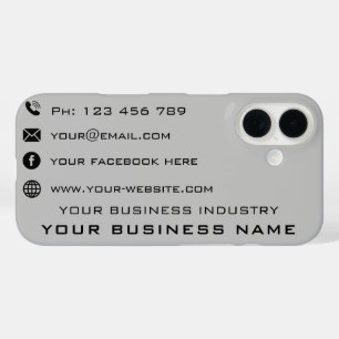 Entreprise Texte Info Votre coque iphone Carte de 