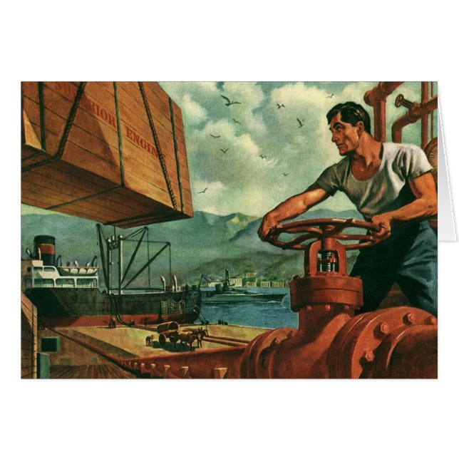 Entreprise vintage, pétrolier navire-citerne avec  (Devant horizontal)