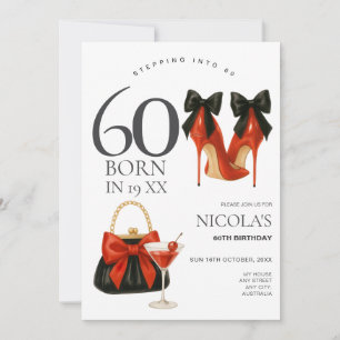 Entrer dans la soixantaine avec une invitation de