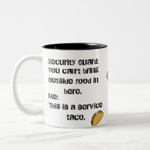Entretenez la tasse de café de taco