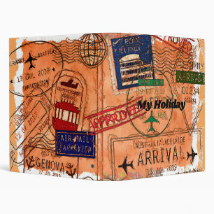 Entry Approved - Passport Stamps Binder