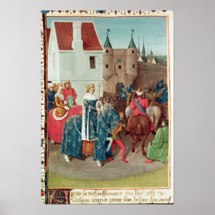 Entry into Paris of King Jean II  Le Bon Poster