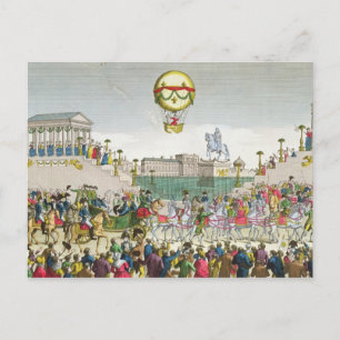 Entry into Paris of Louis XVIII  4th May 1814 Postcard