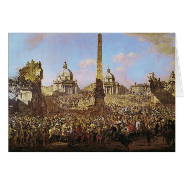 Entry into Rome of Jerzy Ossolinski (Front Horizontal)