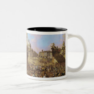Entry into Rome of Jerzy Ossolinski Two-Tone Coffee Mug