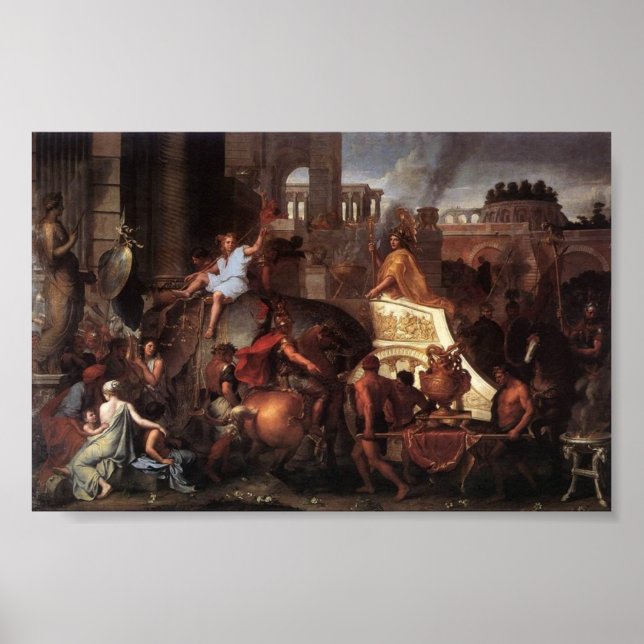 Entry Of Alexander Into Babylon Poster (Front)
