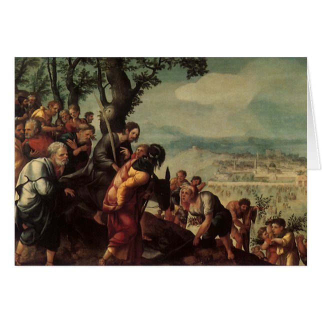 Entry of Christ into Jerusalem (Front Horizontal)