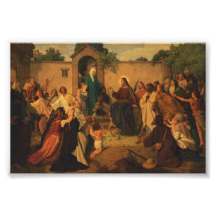 Entry of Jesus Christ into Jerusalem  Photo Print