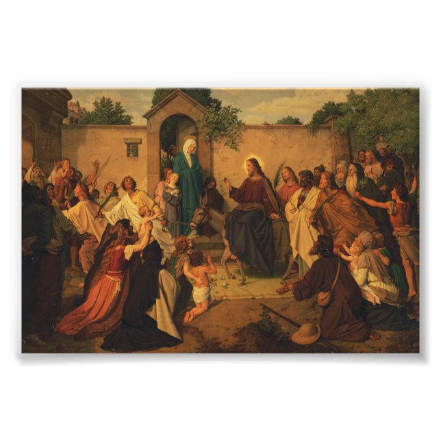 Entry of Jesus Christ into Jerusalem  Photo Print (Front)