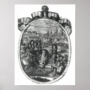 Entry of King Louis XIV in Strasbourg Poster
