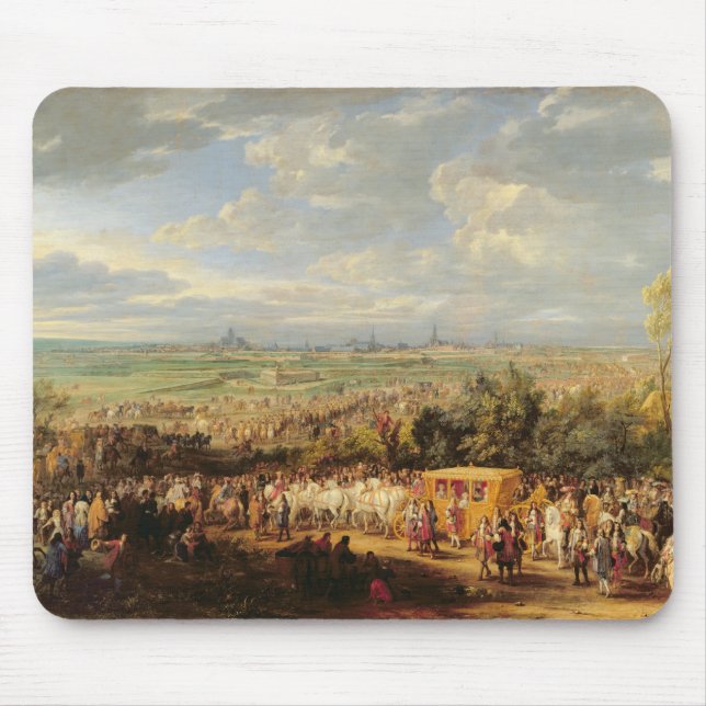 Entry of Louis XIV of Austria in Arras Mouse Pad (Front)