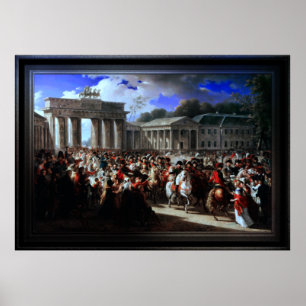 Entry of Napoleon I into Berlin by Charles Meynier Poster