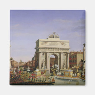 Entry of Napoleon I  into Venice, 1807 Magnet