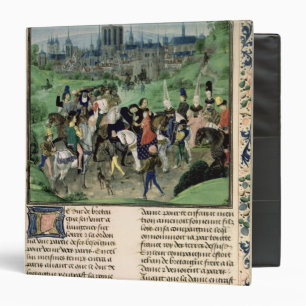 Entry of Young Louis II of Anjou into Paris Binder