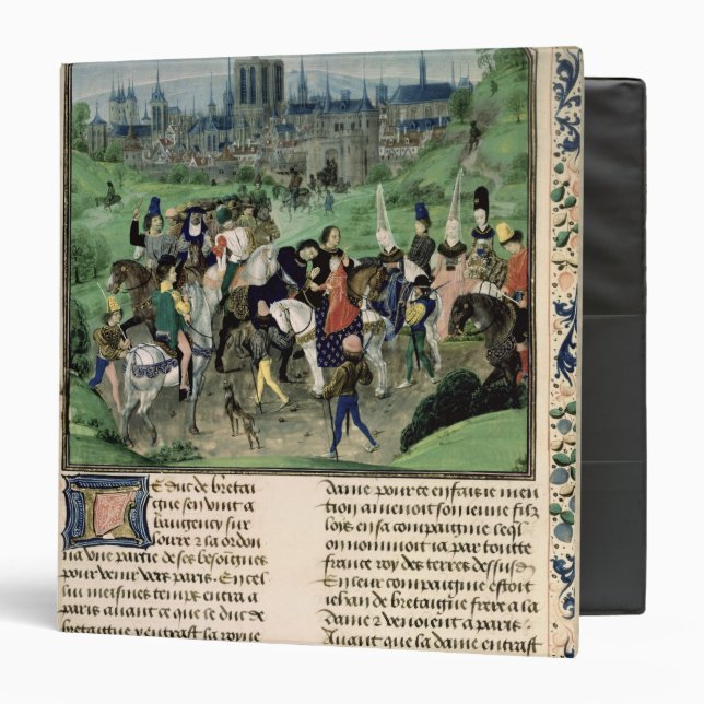 Entry of Young Louis II of Anjou into Paris Binder (Front/Inside)