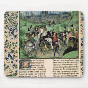 Entry of Young Louis II of Anjou into Paris Mouse Pad