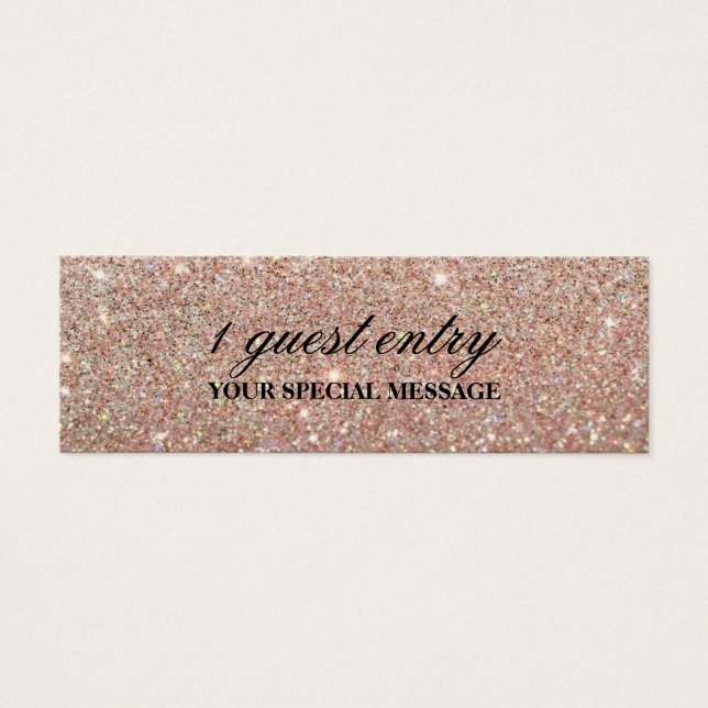 Entry Ticket - Rose Gold Fab (Front)