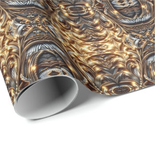 Entwined Gold  Wrapping Paper