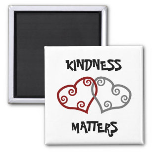 Entwined Hearts Kindness Matters Magnet