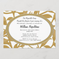 Entwined Retirement Dinner Invitation