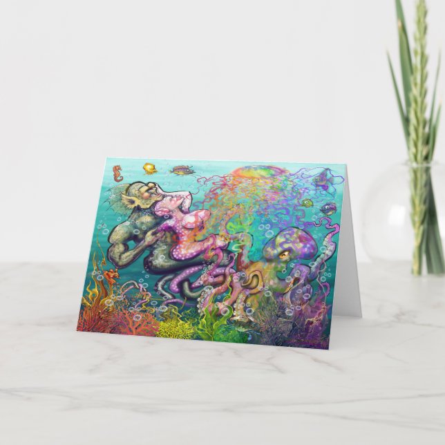 Entwined Tentacles Card (Front)