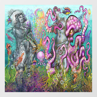 Entwined Tentacles Window Cling