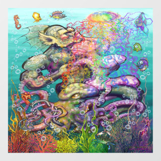 Entwined Tentacles Window Cling