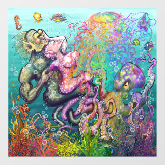 Entwined Tentacles Window Cling