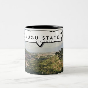 Enugu, Nigeria Customized TeaCup/Mug Two-Tone Coffee Mug