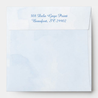 Envelope, blue stripes envelopes