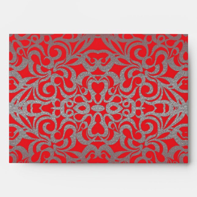 Envelope Floral abstract background (Front)