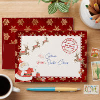Envelope for letter from Santa Claus, North pole