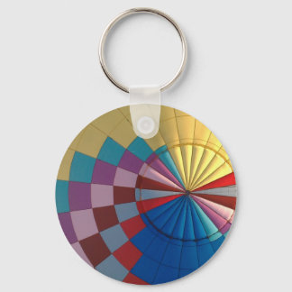 Envelope hot air balloon keychain