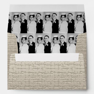 Envelope Personalized White Gold YourPhoto Inside