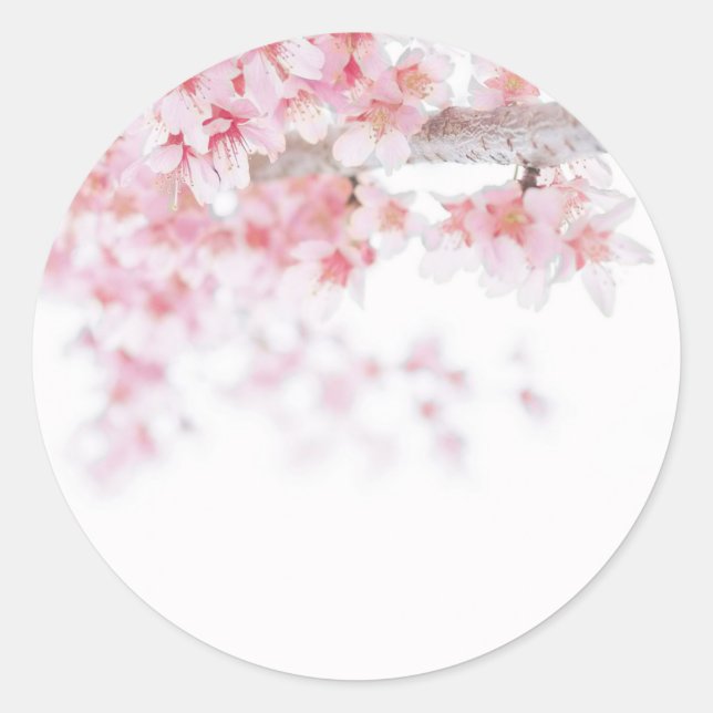 ENVELOPE SEAL STICKER : CHERRY BLOSSOM (Front)