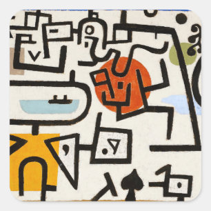 ENVELOPE SEAL STICKER : PAUL KLEE : RICH PORT