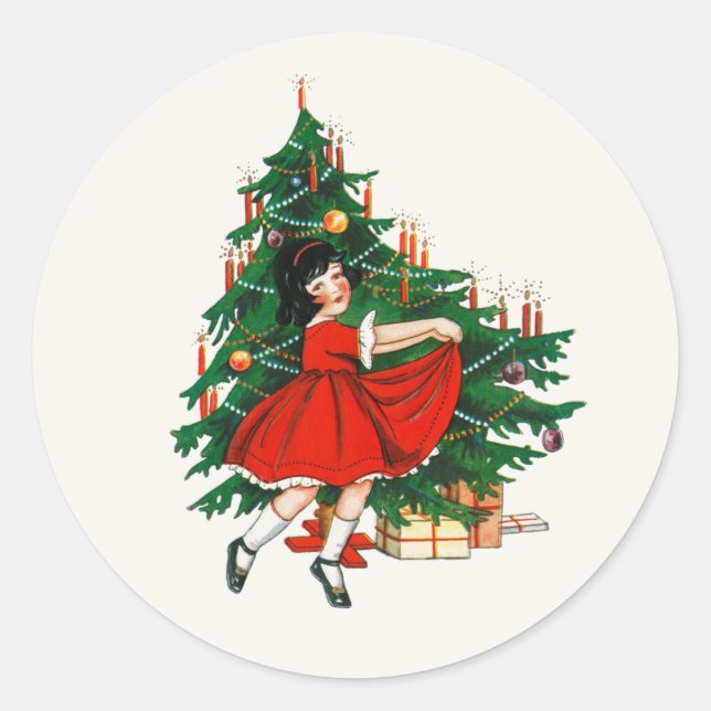 ENVELOPE SEAL STICKER : VINTAGE NOËL (Devant)