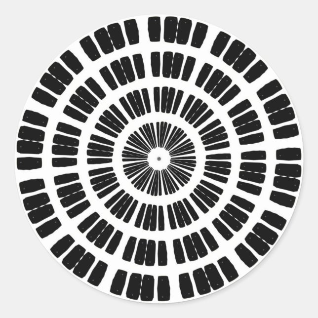envelope seals abstract spider web concentric (Front)