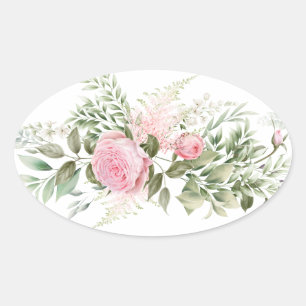 Envelope Seals Flower Stickers