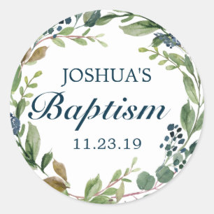 Envelope Seals Greenery Navy