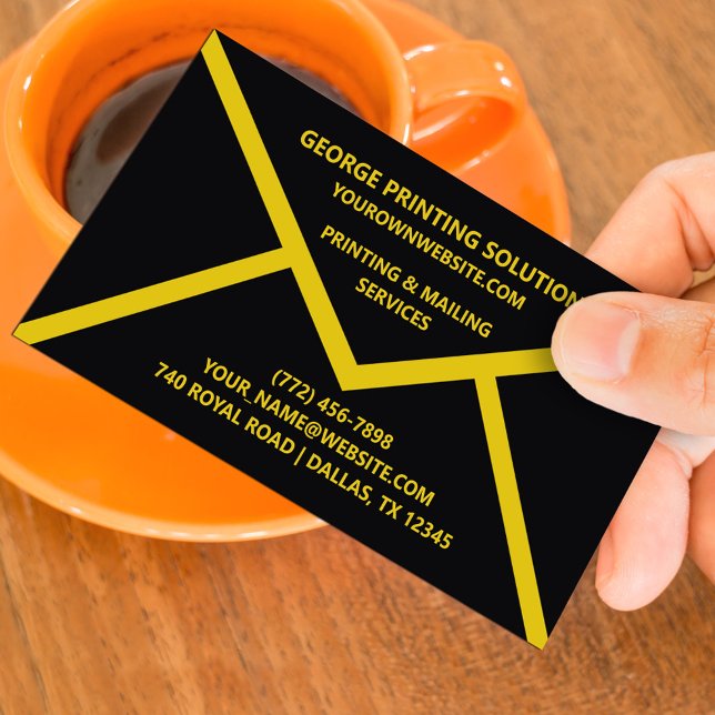 Envelope Shape Unique Business Card (Creator Uploaded)
