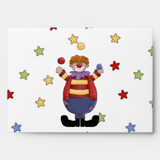 Envelope Stars Clown
