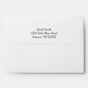 Envelopes with Return Address on Flap