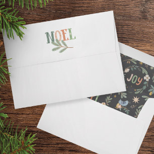 Enveloppe 12 Jours de Noël Motif de vacances