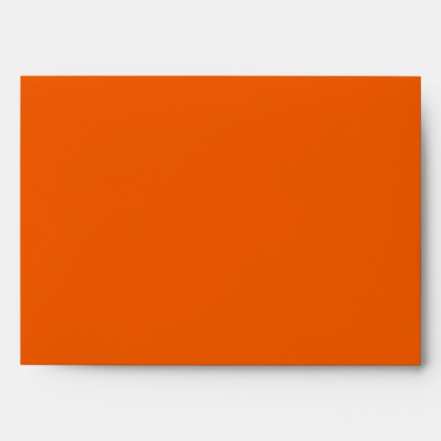 Enveloppe 5 x 7 orange à l'extérieur Brown Chevron (Devant)
