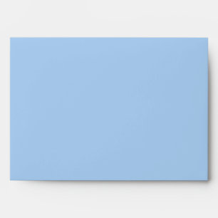 Enveloppe 5x7 bleu Polka extérieure point intérieur Envelopp