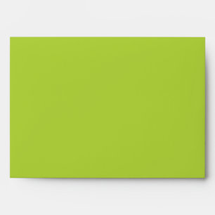 Enveloppe 5x7 Bois vert à l'extérieur Orange intérieur En