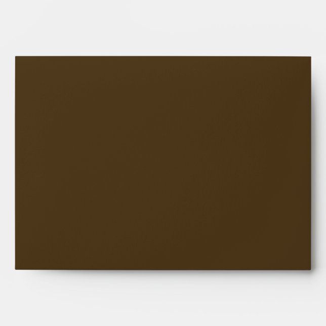 Enveloppe 5x7 Brown à l'extérieur blanc à l'intéri (Devant)